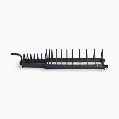Commercial Large Weight Plate Storage Rack Wide Bumper Set For Gym And Home - Heavy-Duty Solution For Organising Olympic Plates In Any Fitness Space. Buy Now.