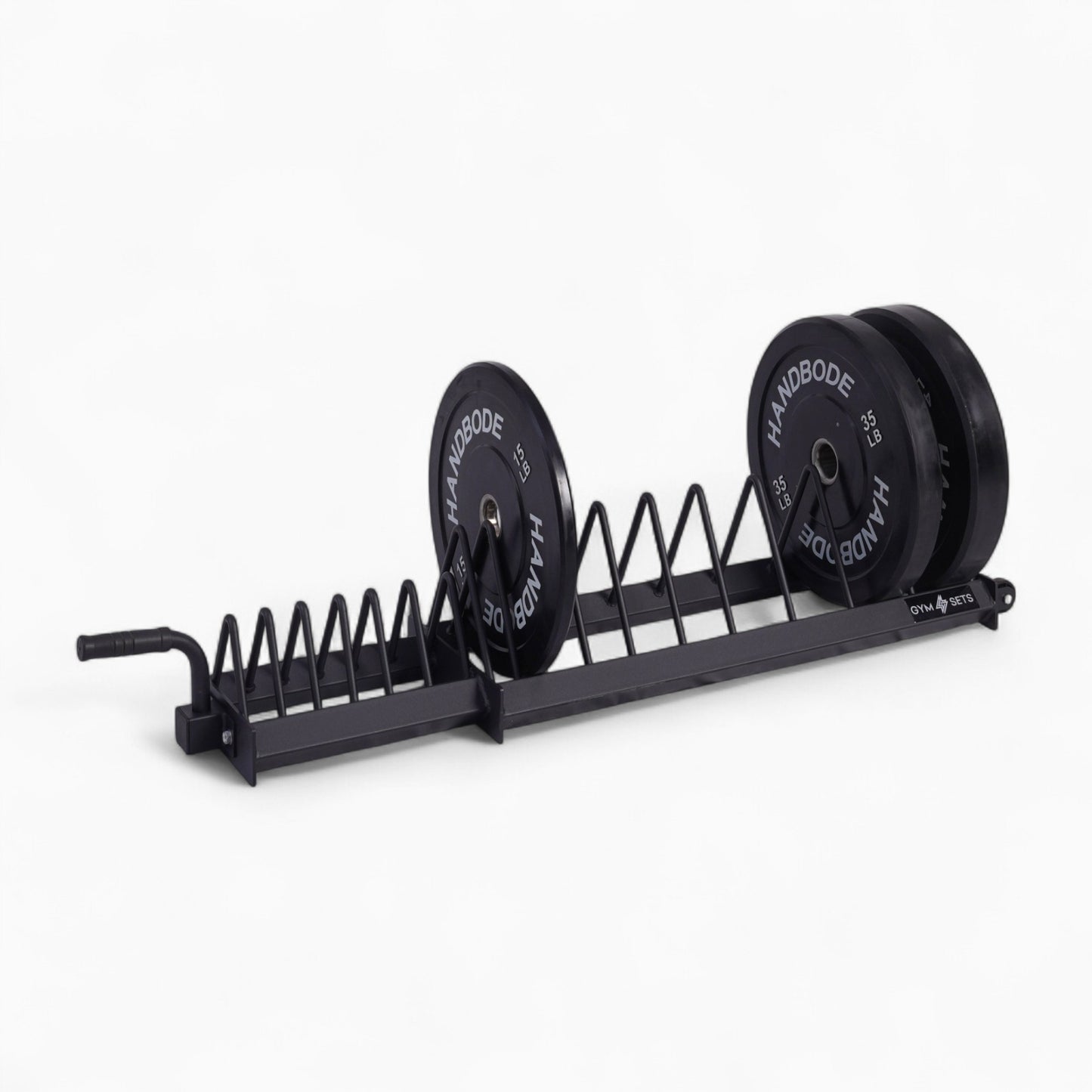 Commercial Large Weight Plate Storage Rack Wide Bumper Set For Gym And Home - Heavy-Duty Solution For Organising Olympic Plates In Any Fitness Space. Buy Now.