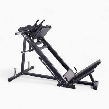 Commercial Leg Press & Hack Squat Machine With Seated Gym Equipment For Calf Workouts, Built For Strength, Stability & Performance In Home & Commercial Gyms!