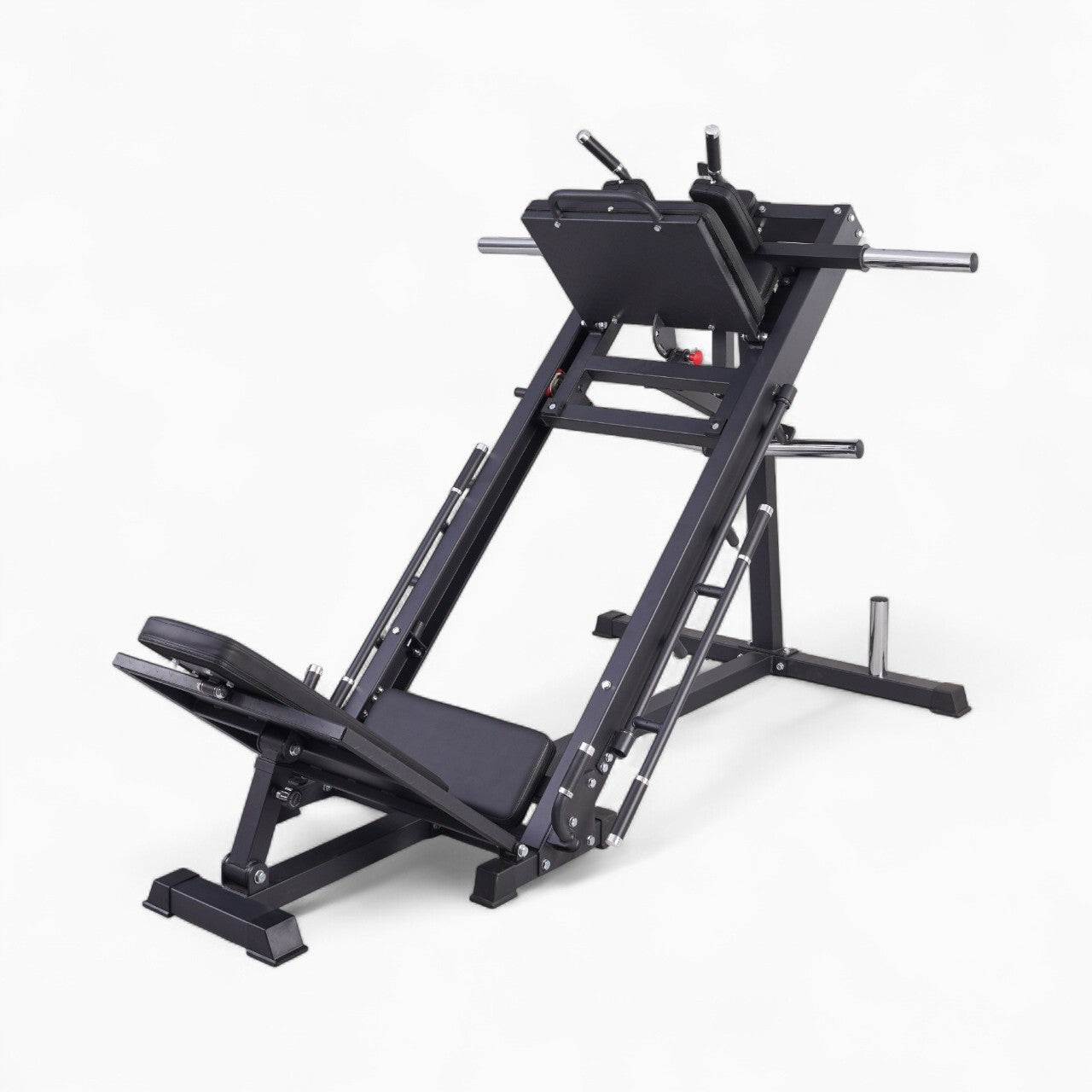 Commercial Leg Press & Hack Squat Machine With Seated Gym Equipment For Calf Workouts, Built For Strength, Stability & Performance In Home & Commercial Gyms!