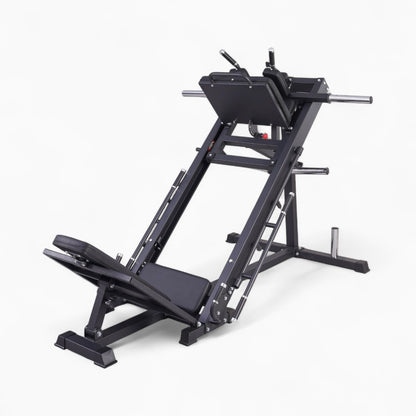 Commercial Leg Press & Hack Squat Machine With Seated Gym Equipment For Calf Workouts, Built For Strength, Stability & Performance In Home & Commercial Gyms!