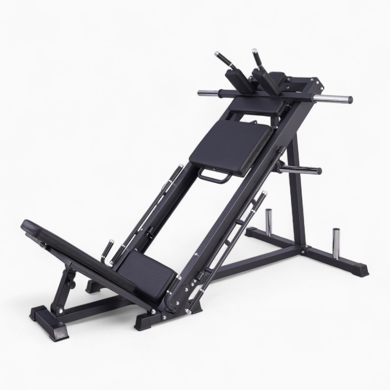 Commercial Leg Press & Hack Squat Machine With Seated Gym Equipment For Calf Workouts, Built For Strength, Stability & Performance In Home & Commercial Gyms!
