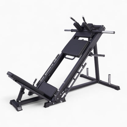 Commercial Leg Press & Hack Squat Machine With Seated Gym Equipment For Calf Workouts, Built For Strength, Stability & Performance In Home & Commercial Gyms!