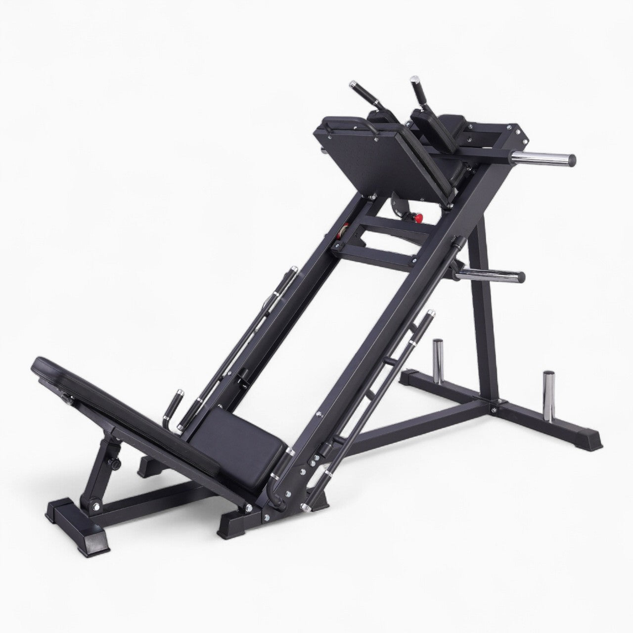 Commercial Leg Press & Hack Squat Machine With Seated Gym Equipment For Calf Workouts, Built For Strength, Stability & Performance In Home & Commercial Gyms!