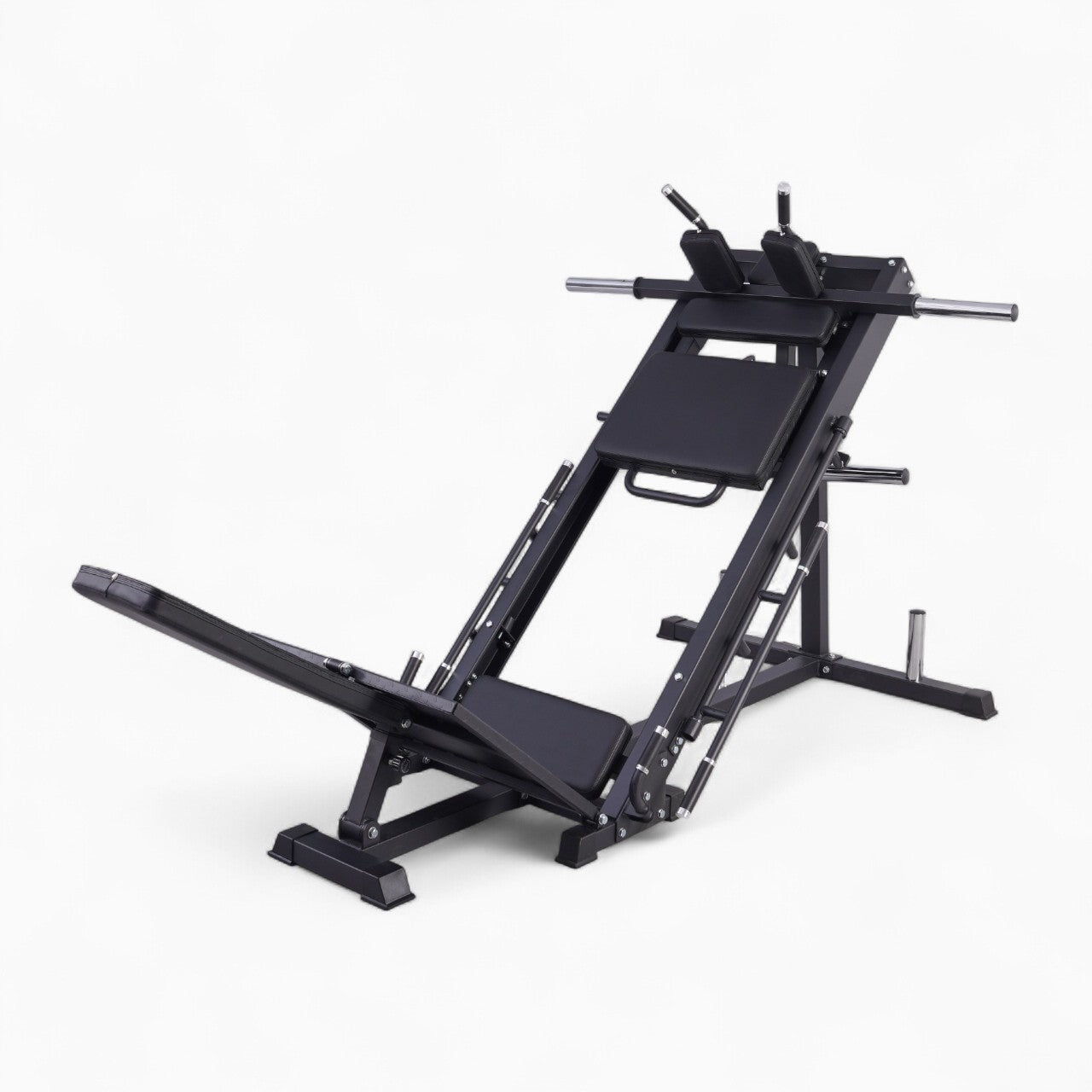 Commercial Leg Press & Hack Squat Machine With Seated Gym Equipment For Calf Workouts, Built For Strength, Stability & Performance In Home & Commercial Gyms!