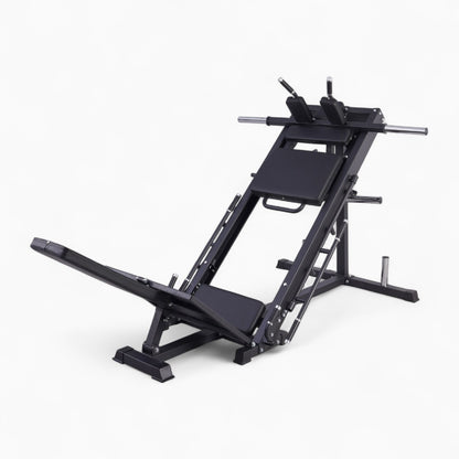 Commercial Leg Press & Hack Squat Machine With Seated Gym Equipment For Calf Workouts, Built For Strength, Stability & Performance In Home & Commercial Gyms!