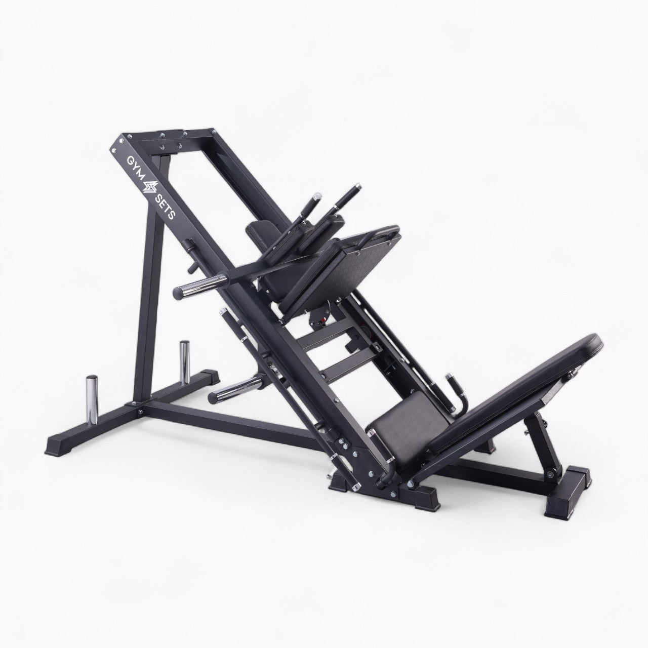 Commercial Leg Press & Hack Squat Machine With Seated Gym Equipment For Calf Workouts, Built For Strength, Stability & Performance In Home & Commercial Gyms!