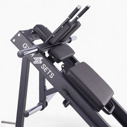 Commercial Leg Press & Hack Squat Machine With Seated Gym Equipment For Calf Workouts, Built For Strength, Stability & Performance In Home & Commercial Gyms!