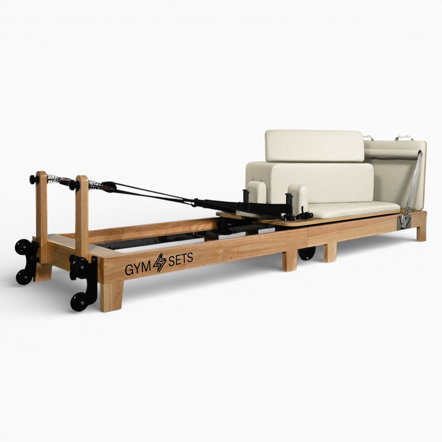 GymSets Oak Reformer Pilates Machine
