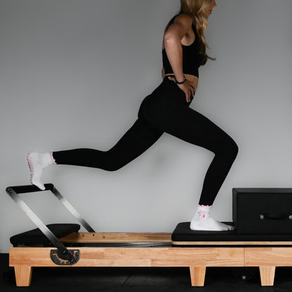 GymSets Oak Reformer Pilates Studio Machine