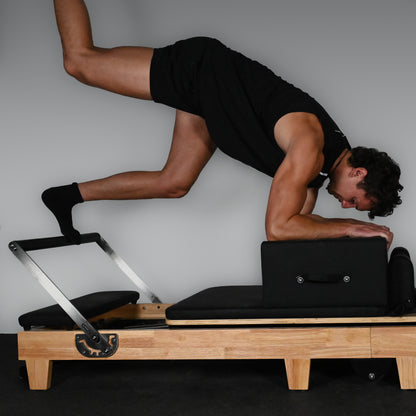 GymSets Oak Reformer Pilates Studio Machine