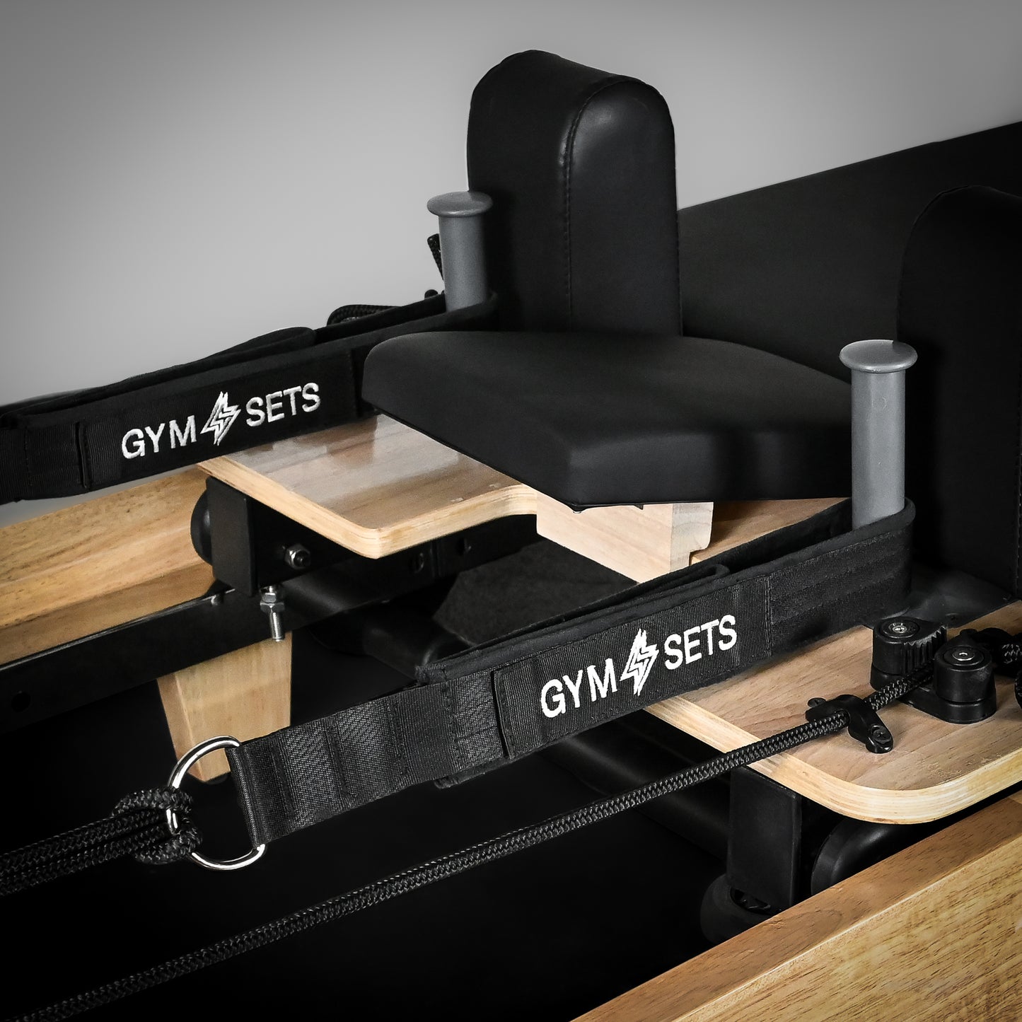 GymSets Oak Reformer Pilates Studio Machine