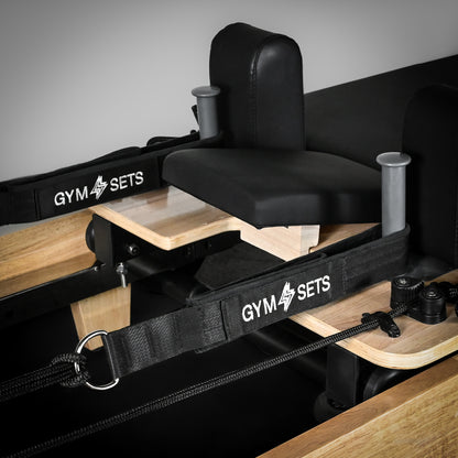 GymSets Oak Reformer Pilates Studio Machine