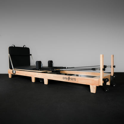 GymSets Oak Reformer Pilates Studio Machine