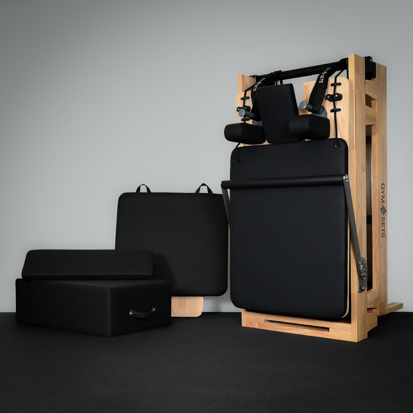 GymSets Oak Reformer Pilates Studio Machine