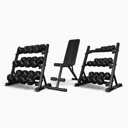 3 Tier Dumbbell Storage Rack