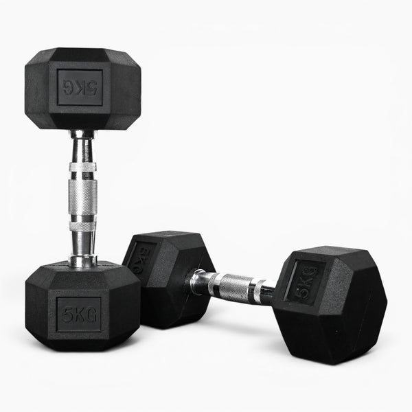 Commercial Hex Dumbbell Pairs 2.5kg-50kg