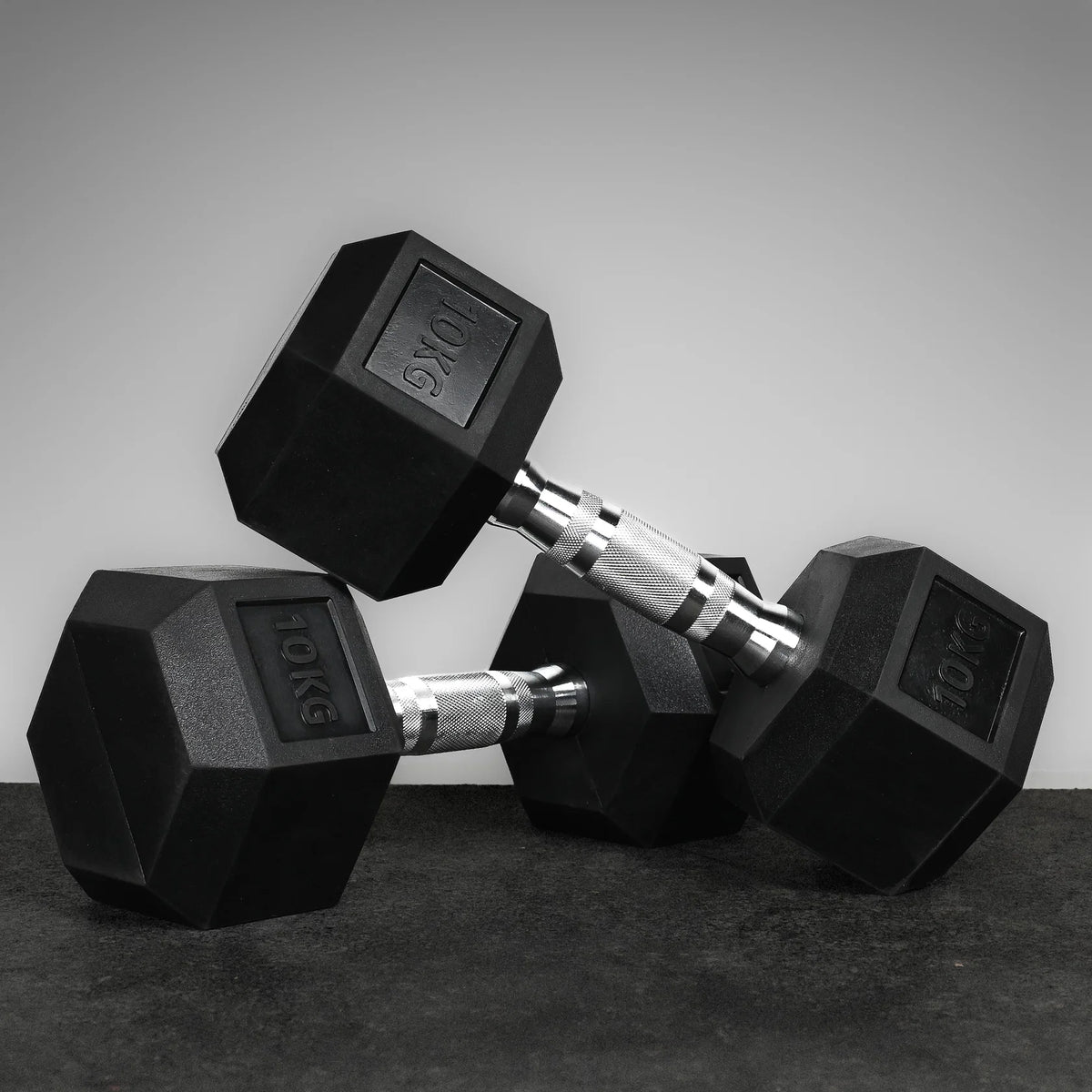 Olympic Bumper Plate & Hex Dumbbell Package