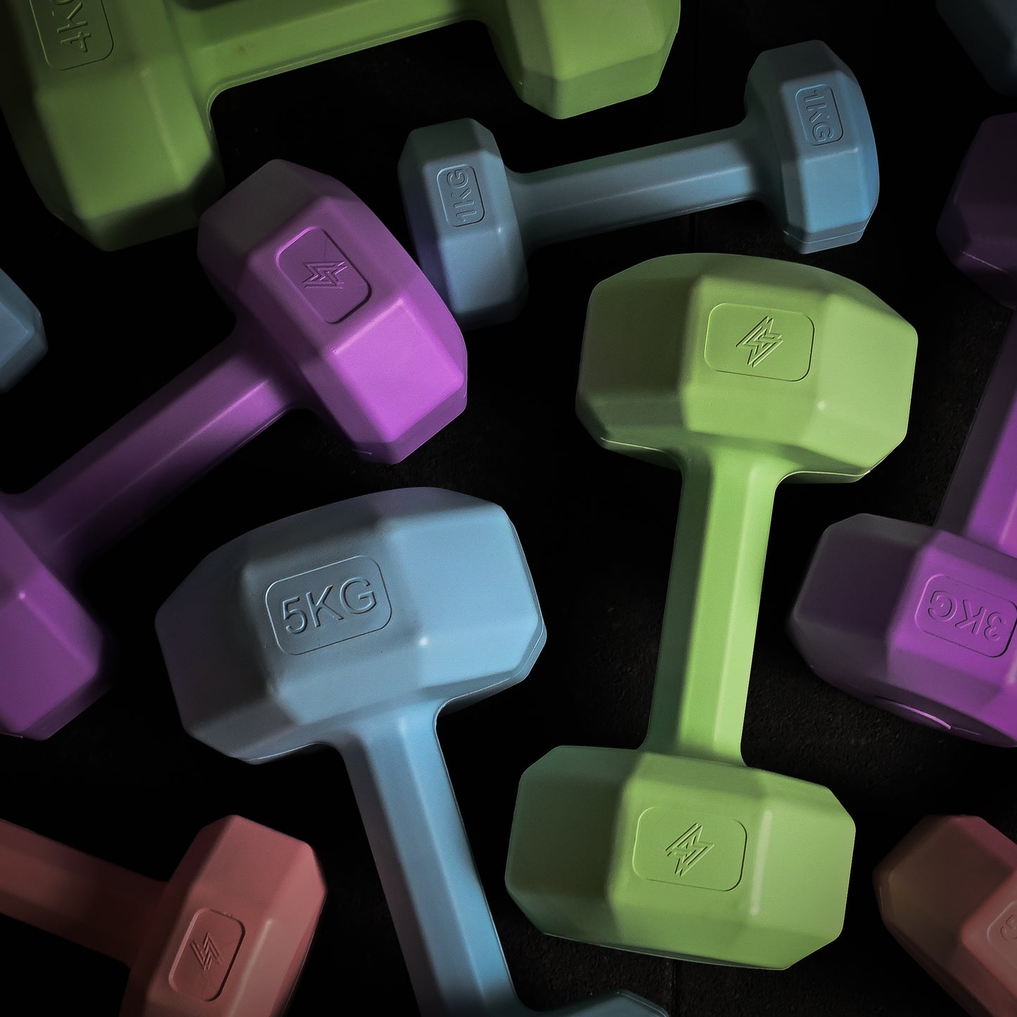 GymSets Vinyl Dumbbell