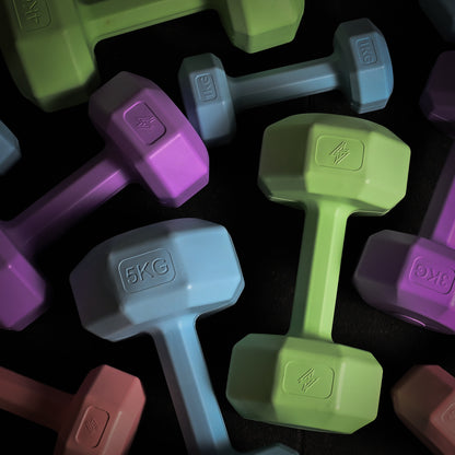 GymSets Vinyl Dumbbell