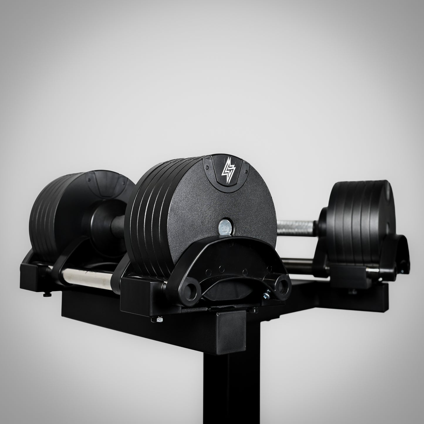 Round Adjustable Dumbbell Rack