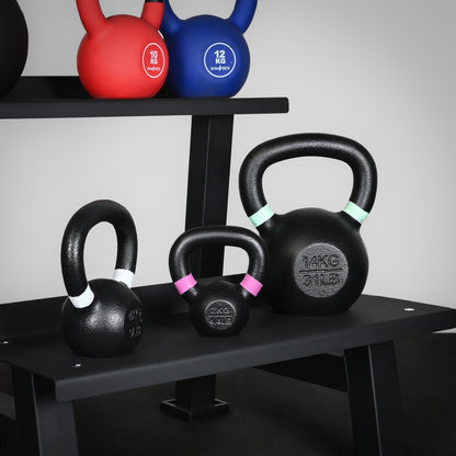 GymSets Half Cast Iron Kettlebell Rack
