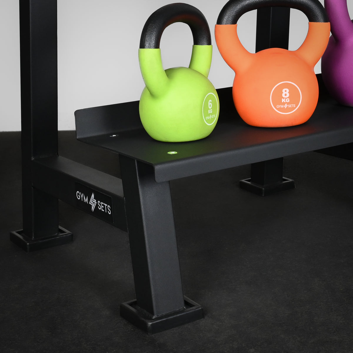 GymSets Half Cast Iron Kettlebell Rack
