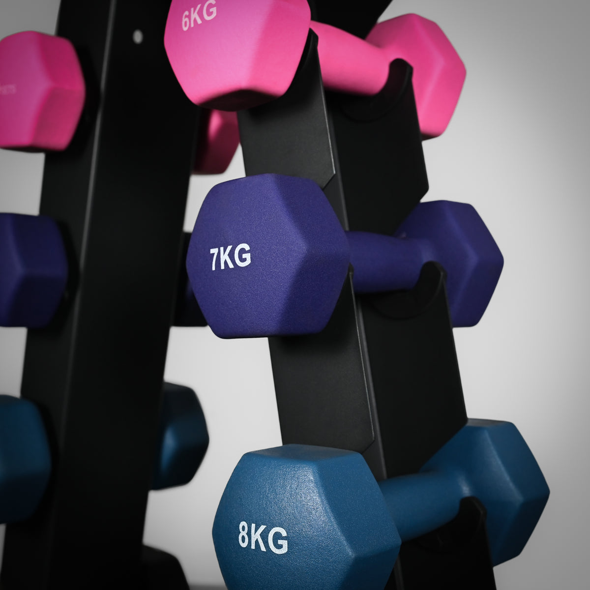 Neoprene Dumbbell Tree Rack