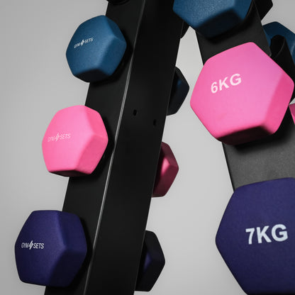 Neoprene Dumbbell Tree Rack
