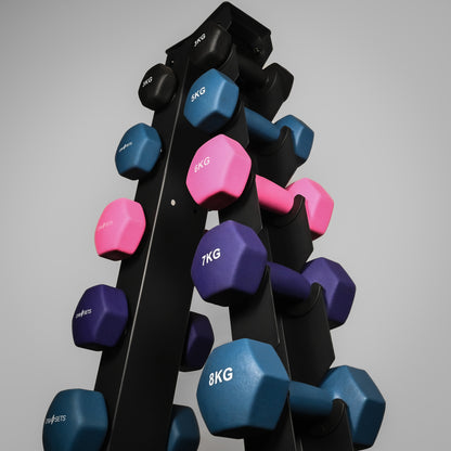 Neoprene Dumbbell Tree Rack