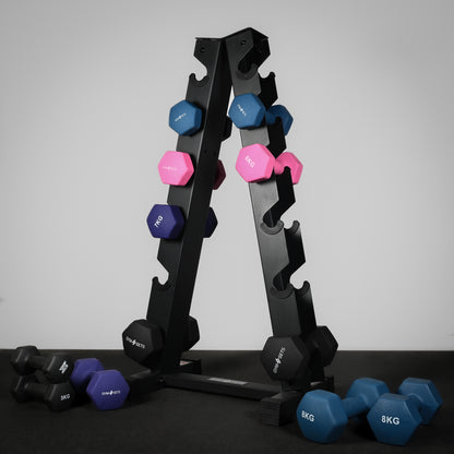 Neoprene Dumbbell Tree Rack
