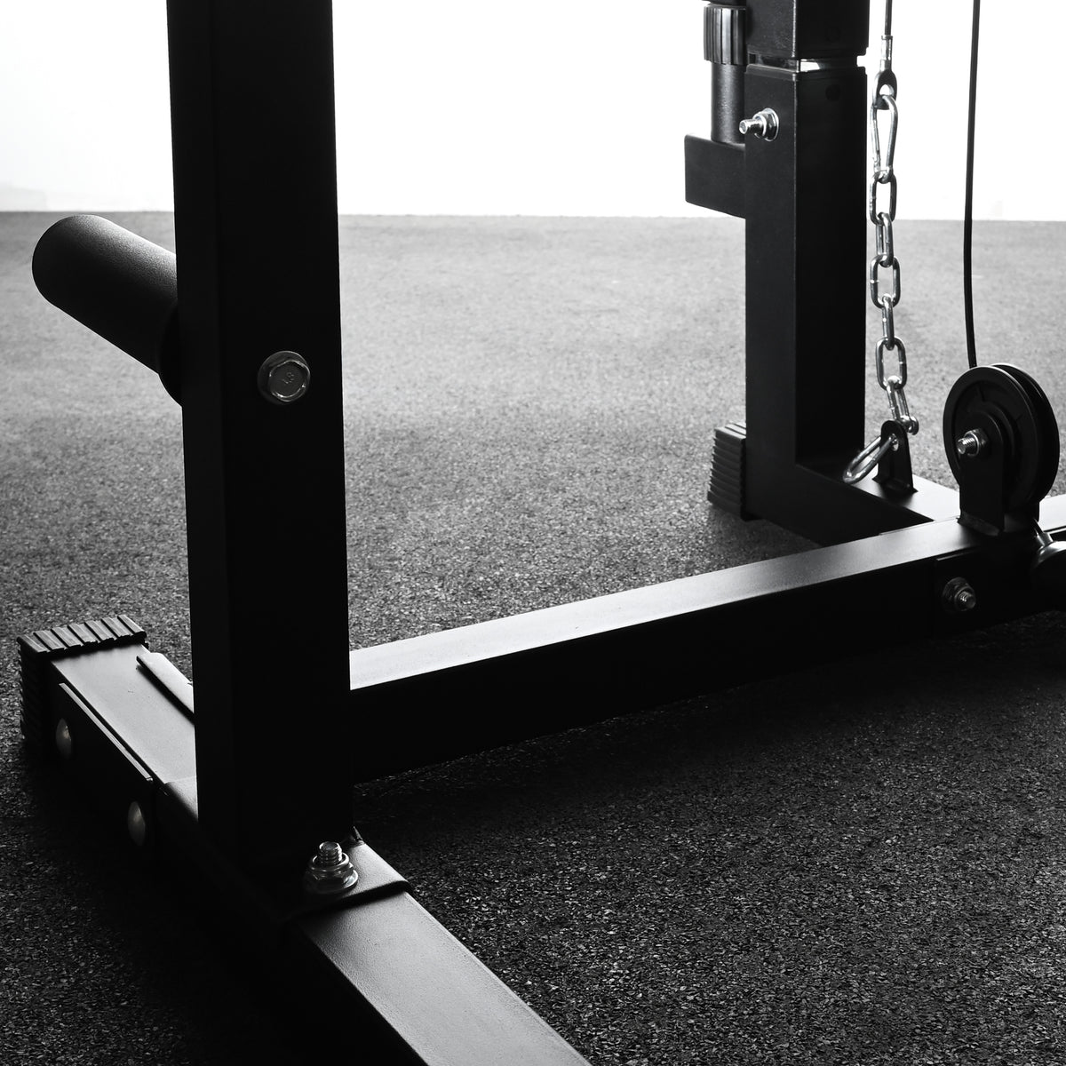 GymSets Power Cage with Cable Pulley