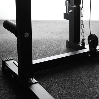 GymSets Power Cage with Cable Pulley