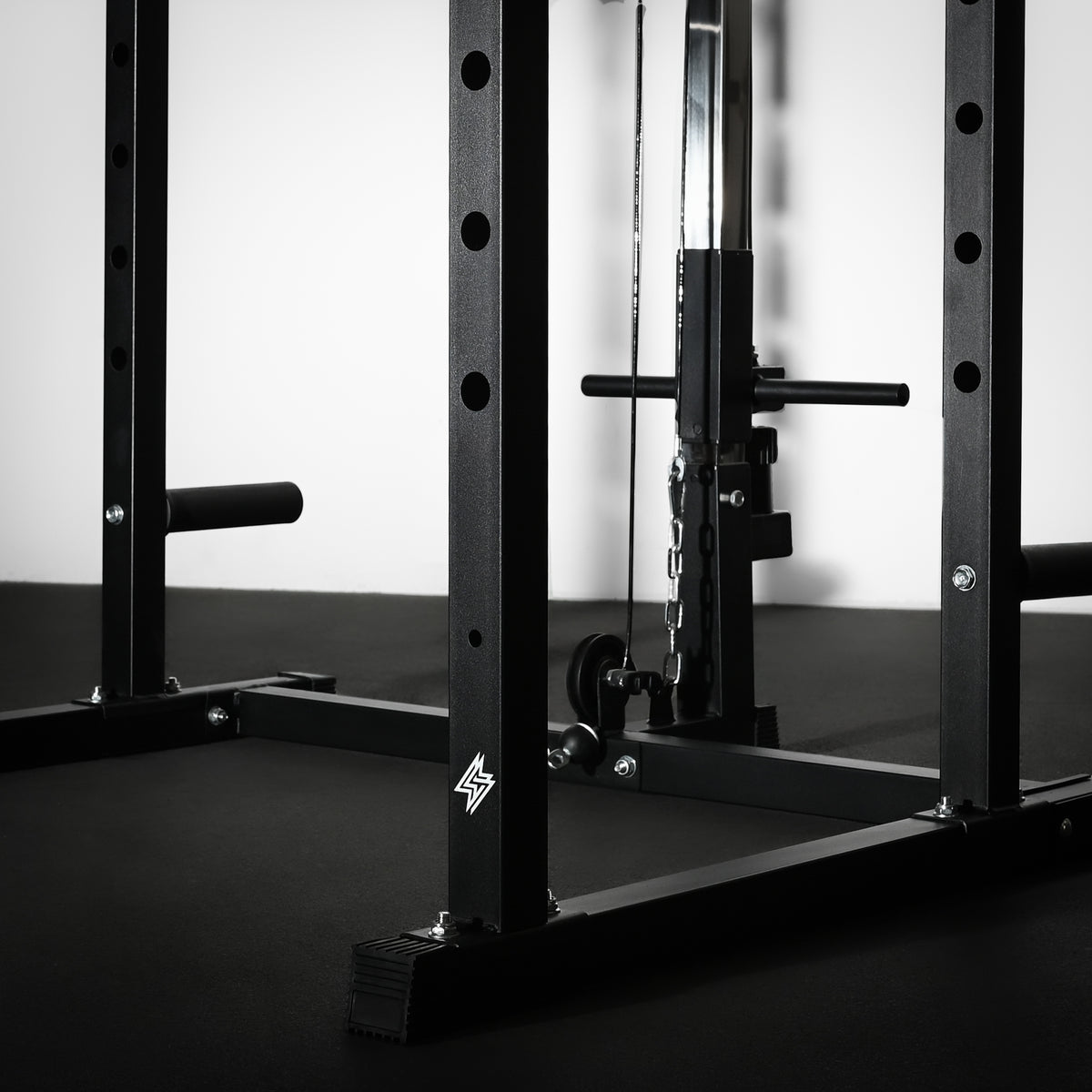 GymSets Power Cage with Cable Pulley