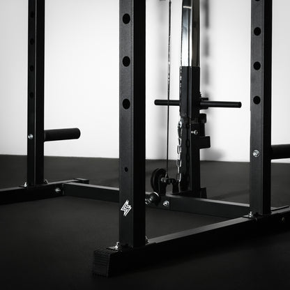 GymSets Power Cage with Cable Pulley