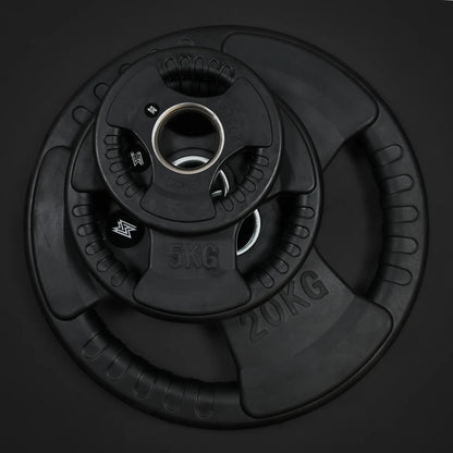 Tri Grip Plate & Dumbbell Package