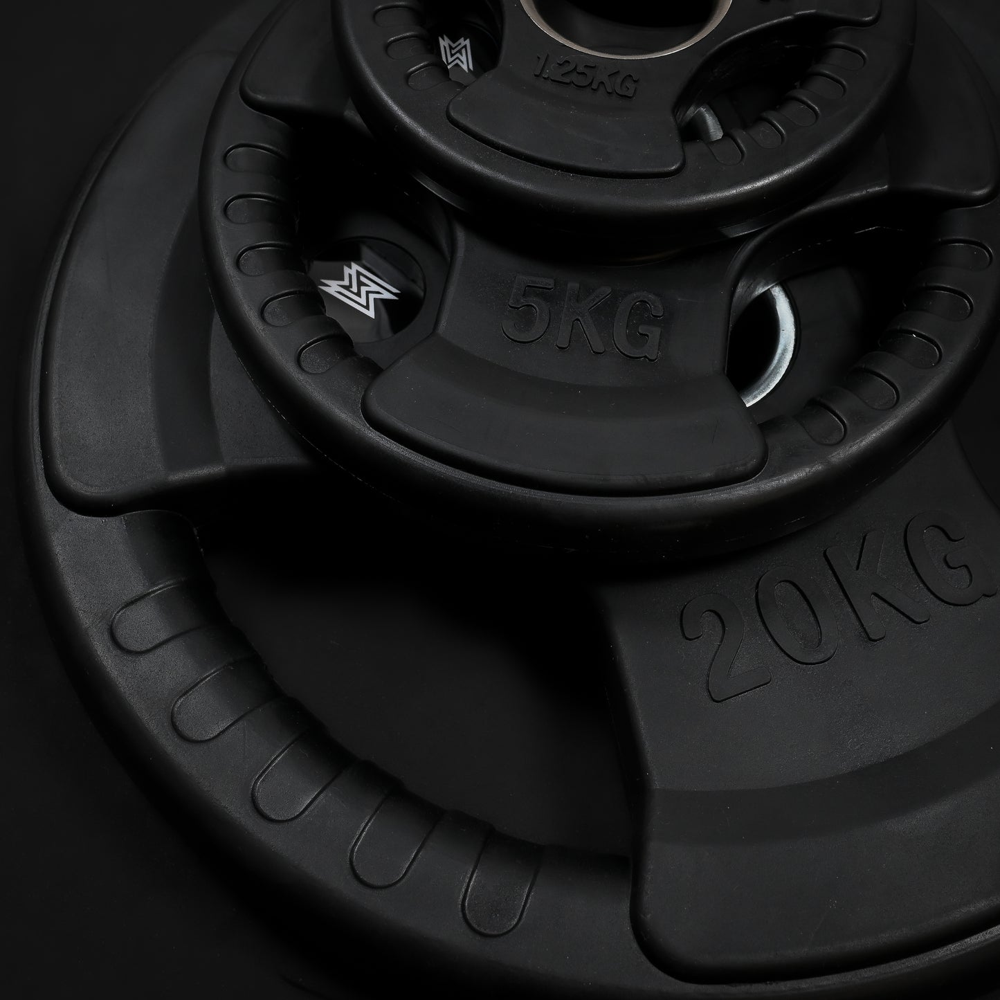Tri-Grip Olympic Weight Plates