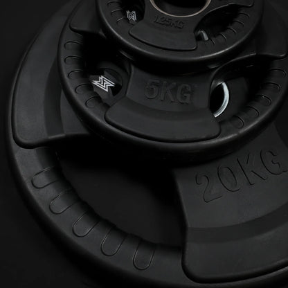 Tri Grip Plate & Dumbbell Package