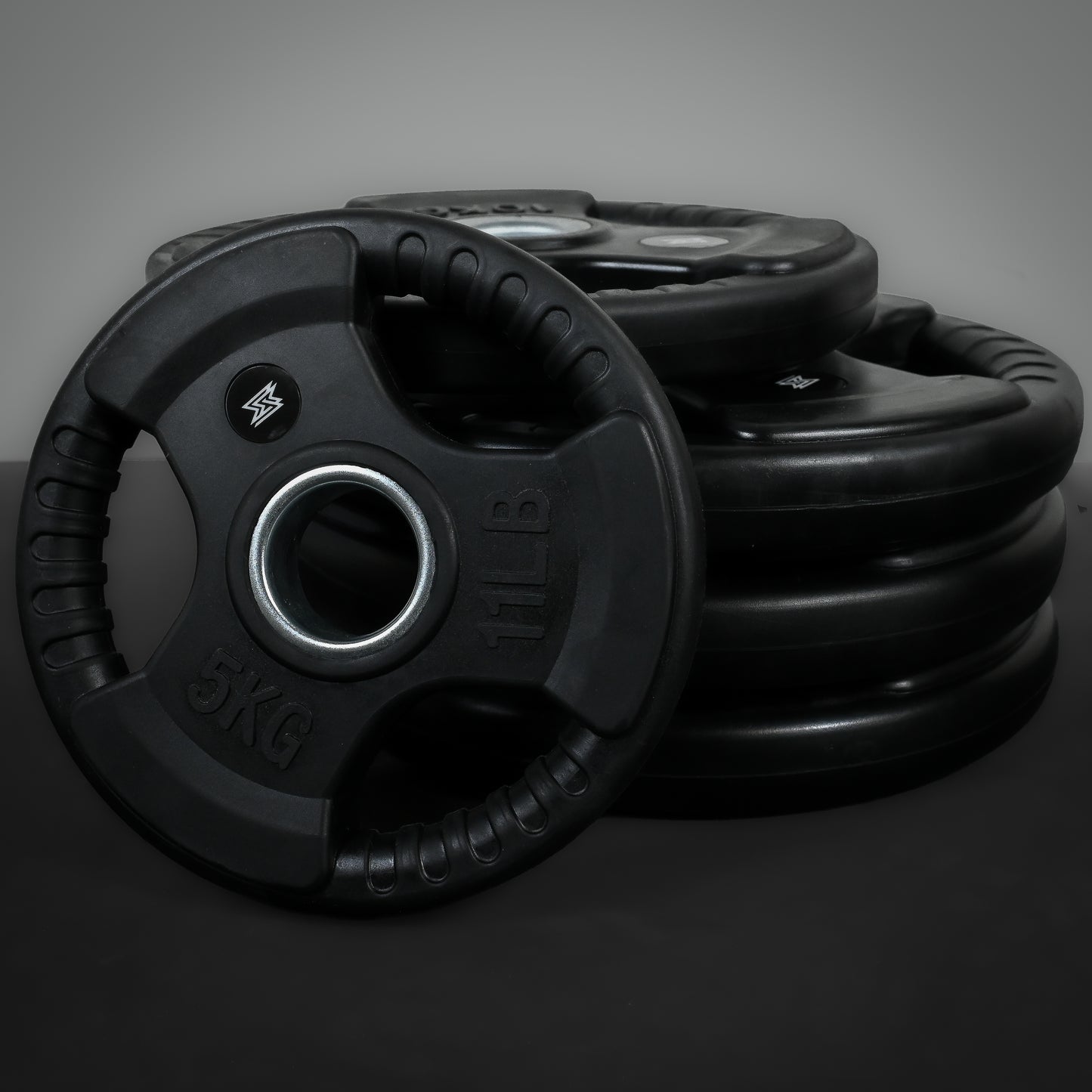 Tri-Grip Olympic Weight Plates