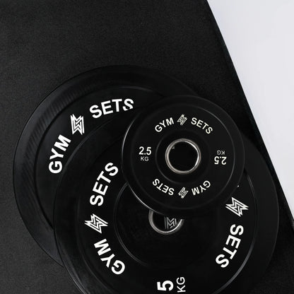 Olympic Bumper Plate & Hex Dumbbell Package