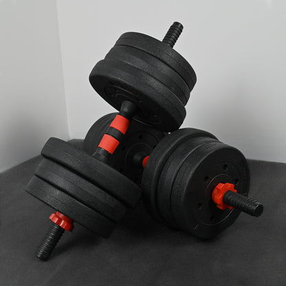 GymSets Adjustable Dumbbell Barbell Set