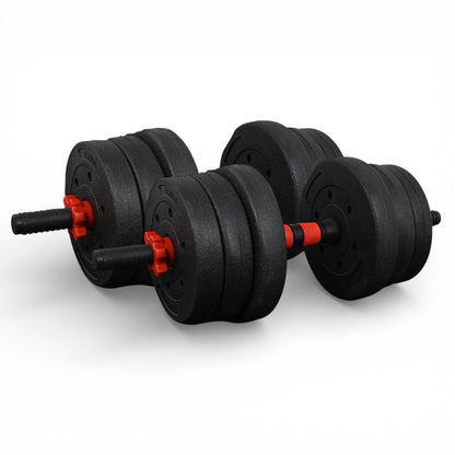 GymSets Adjustable Dumbbell Barbell Set
