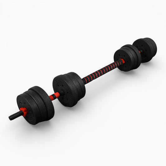 GymSets Adjustable Dumbbell Barbell Set