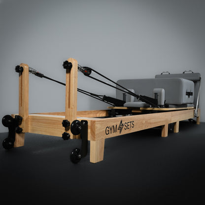 GymSets Oak Reformer Pilates Studio Machine