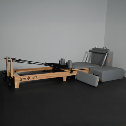 GymSets Oak Reformer Pilates Machine