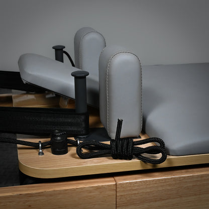 GymSets Oak Reformer Pilates Studio Machine