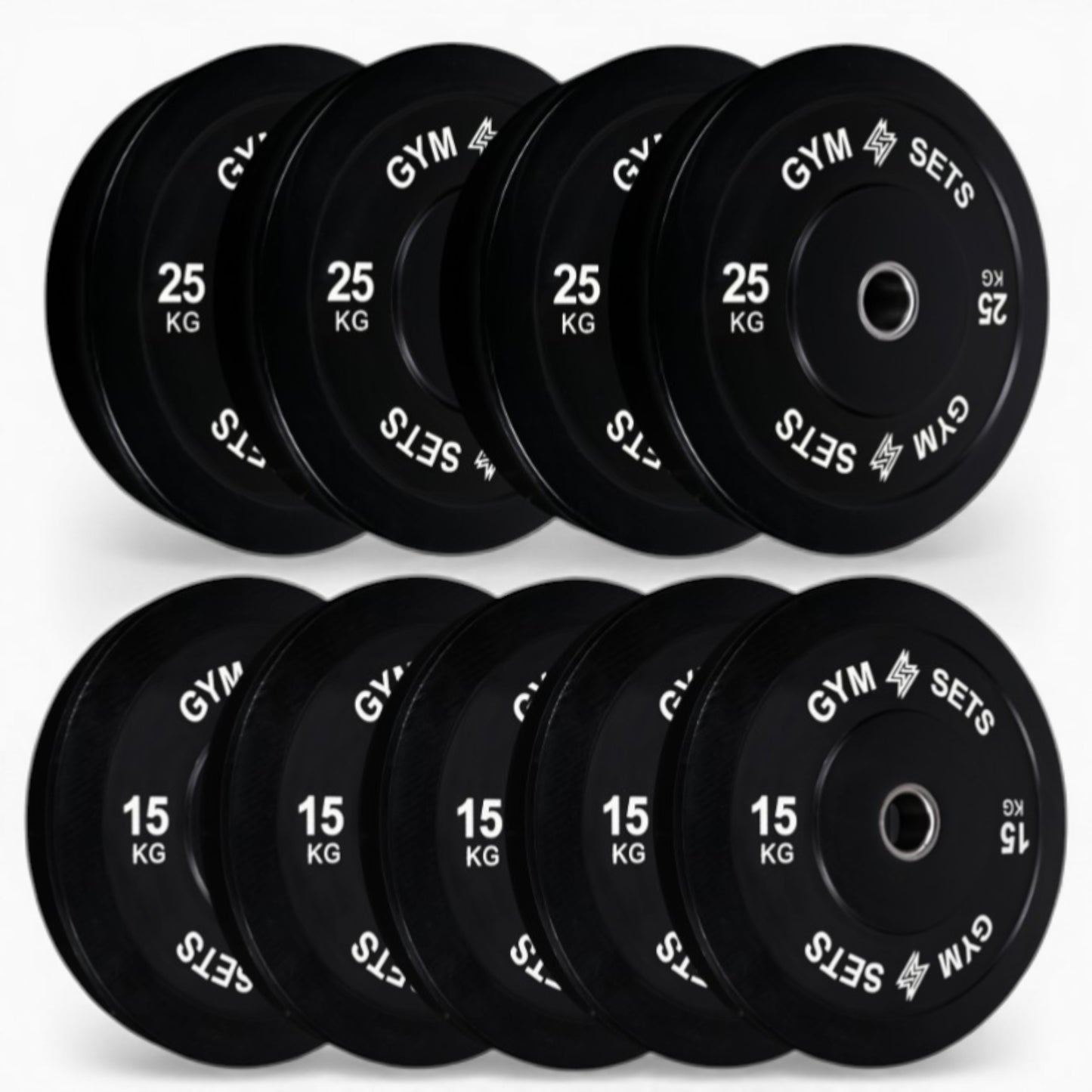 GymSets Olympic Bumper Plates Sets