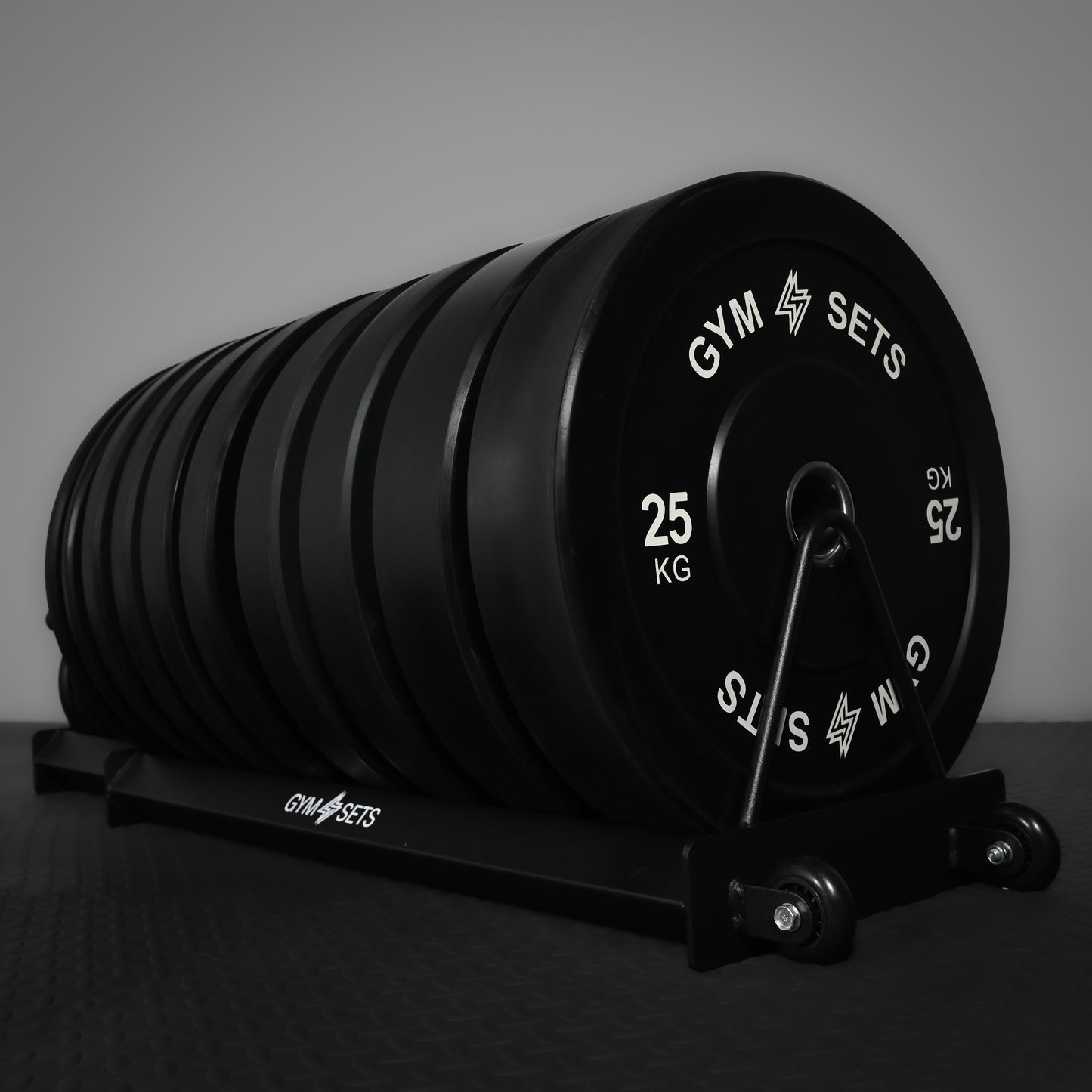 GymSets Extended Weight Plate Storage Rack
