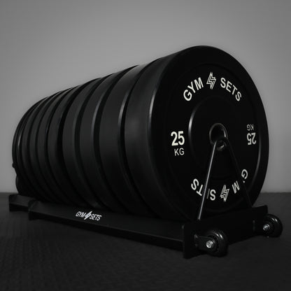 GymSets Extended Weight Plate Storage Rack