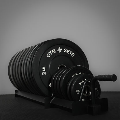 GymSets Extended Weight Plate Storage Rack